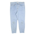 LEVI'S Womens Jeans Light Blue Slim Skinny Denim W34 L27 Classic Button