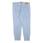 LEVI'S Womens Jeans Light Blue Slim Skinny Denim W34 L27 Classic Button