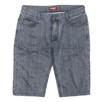 WRANGLER Womens Shorts Blue Denim Casual M W34 Cotton Blend