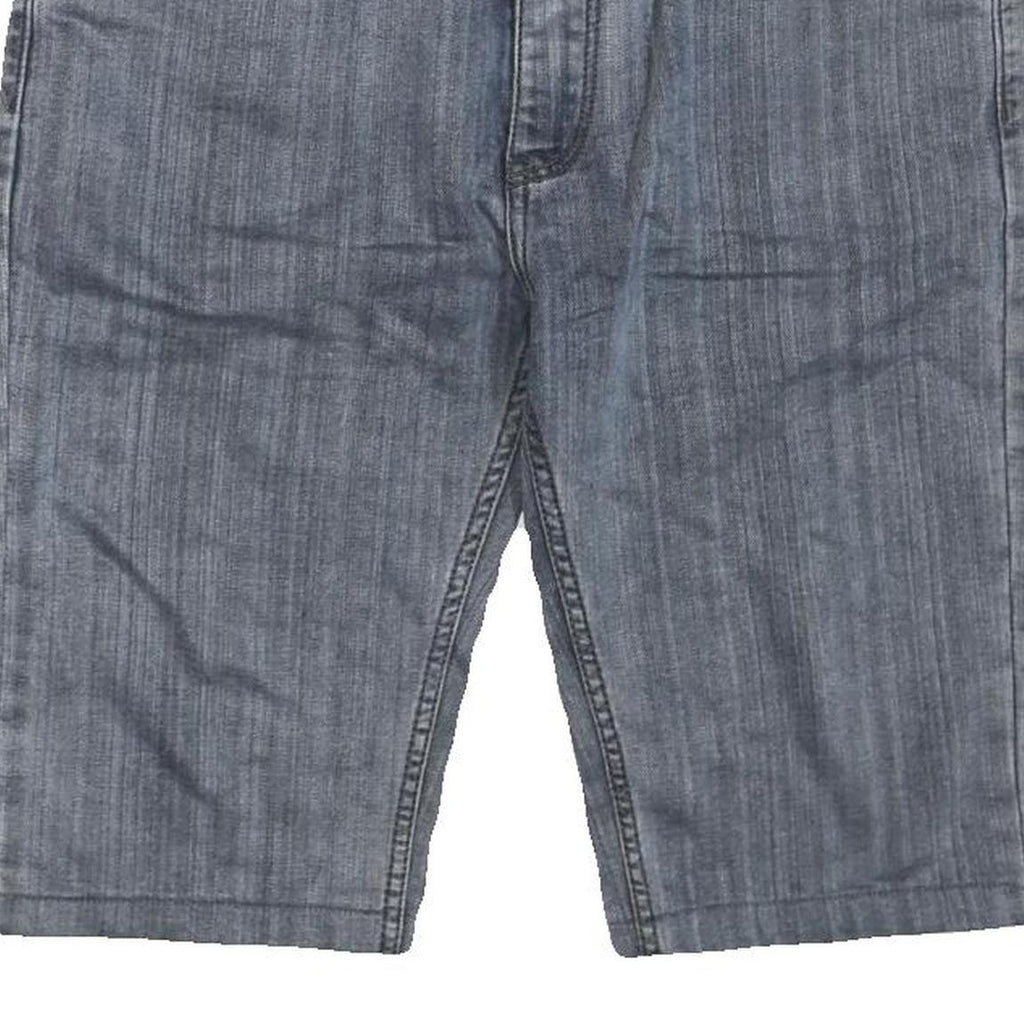 WRANGLER Womens Shorts Blue Denim Casual M W34 Cotton Blend