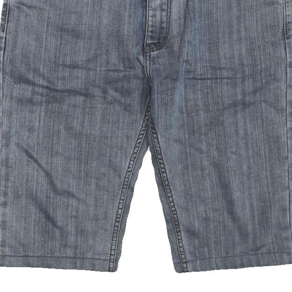 WRANGLER Womens Shorts Blue Denim Casual M W34 Cotton Blend