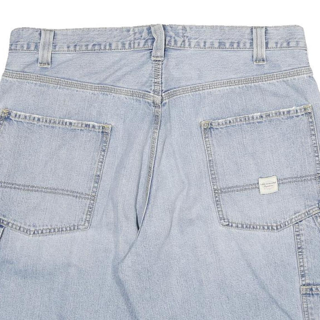 LEVI'S Mens Shorts Blue Denim Casual Relaxed 2XL W36