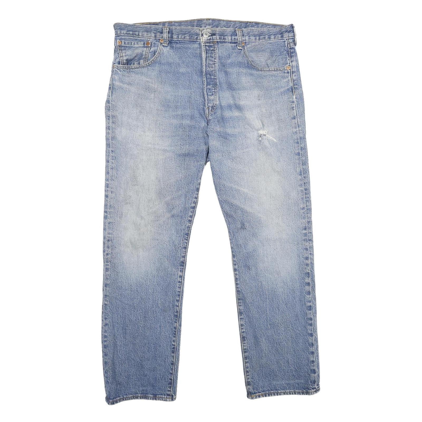LEVI'S 501 '93 Mens Jeans Blue Classic Straight Denim Medium W38 L30 Button