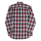 CARHARTT Mens Blue & Red Check Shirt L Cotton Button-Down Collar Casual Workwear