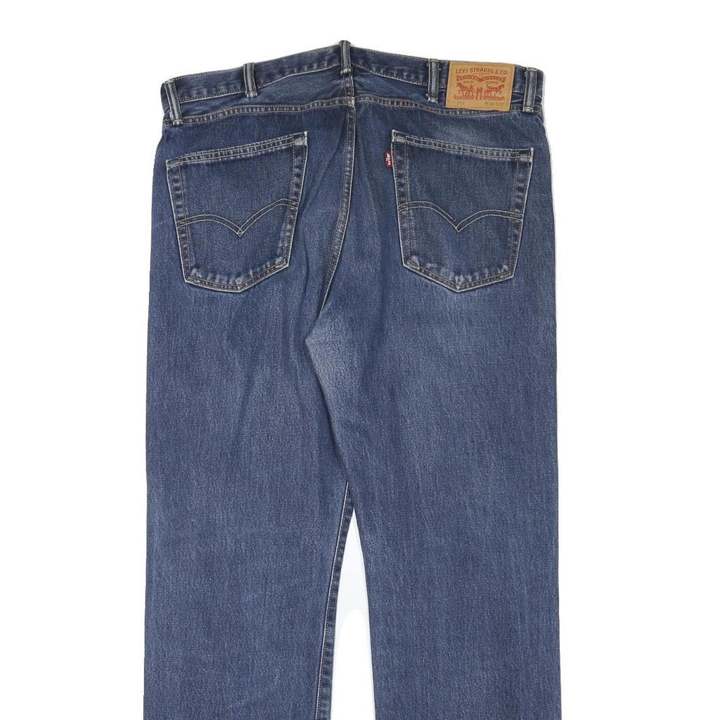 LEVI'S 751 Mens Regular Blue Denim Jeans W38 L32 Classic Cotton Blend Zip