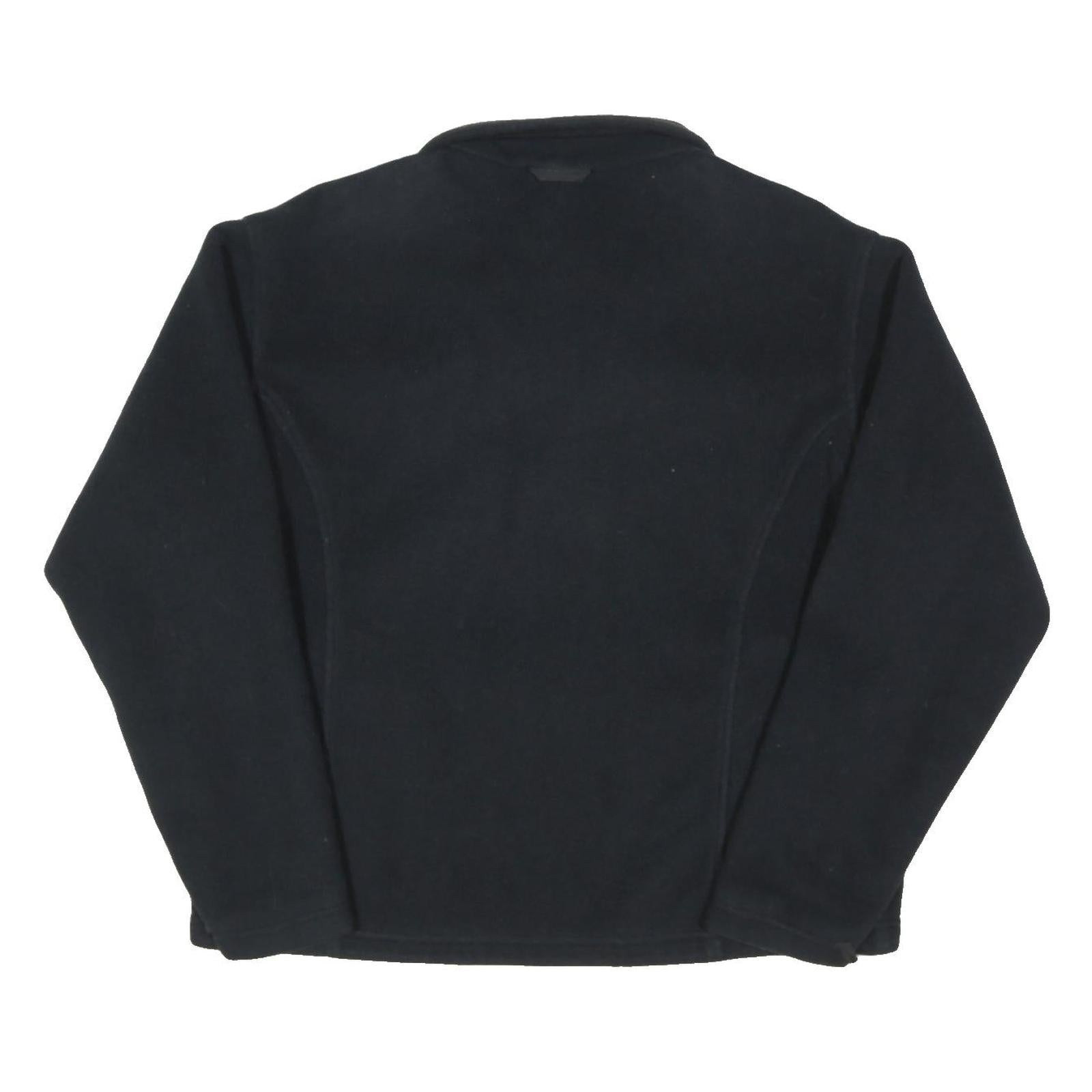 JACK WOLFSKIN Womens Black Jacket UK 16 Polyester Blend Zip Outdoor Casual