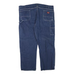 DICKIES Mens Regular Blue Denim Jeans W46 L30 Zip Closure Casual Workwear