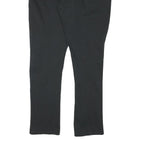 CALVIN KLEIN Womens Slim Black Cotton Blend Trousers W32 L28 Zip Casual Wear