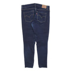 LEVI'S 311 Womens Slim Skinny Denim Dark Blue W29 L25 Distressed Stylish Jeans