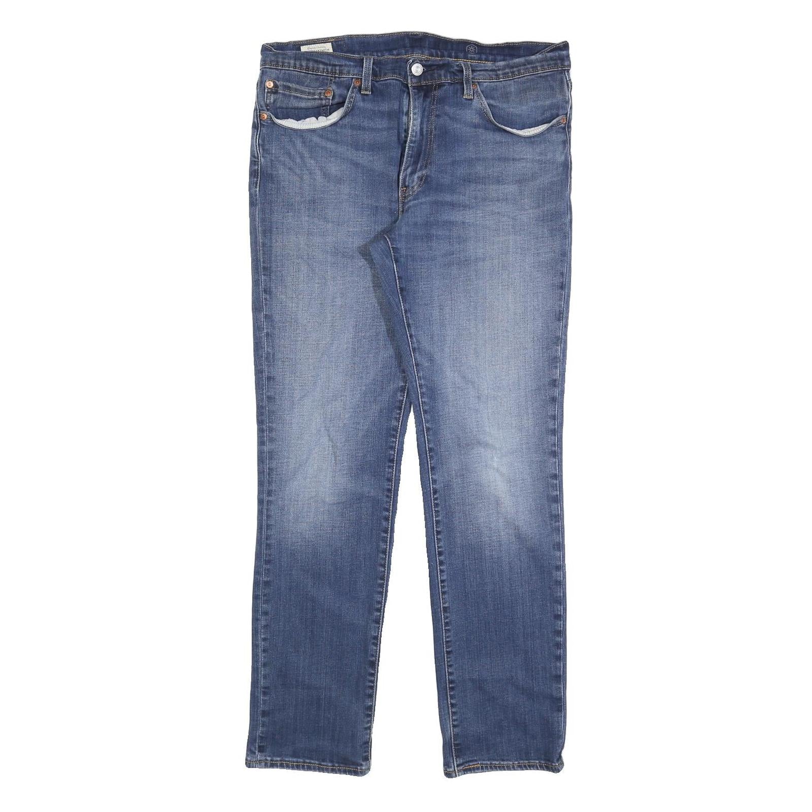 LEVI'S 511 BIG E Mens Jeans Blue Slim Straight Denim Medium W34 L32 Classic