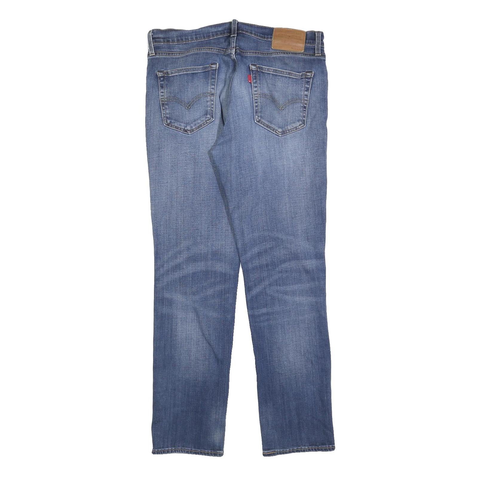 LEVI'S 511 BIG E Mens Jeans Blue Slim Straight Denim Medium W34 L32 Classic