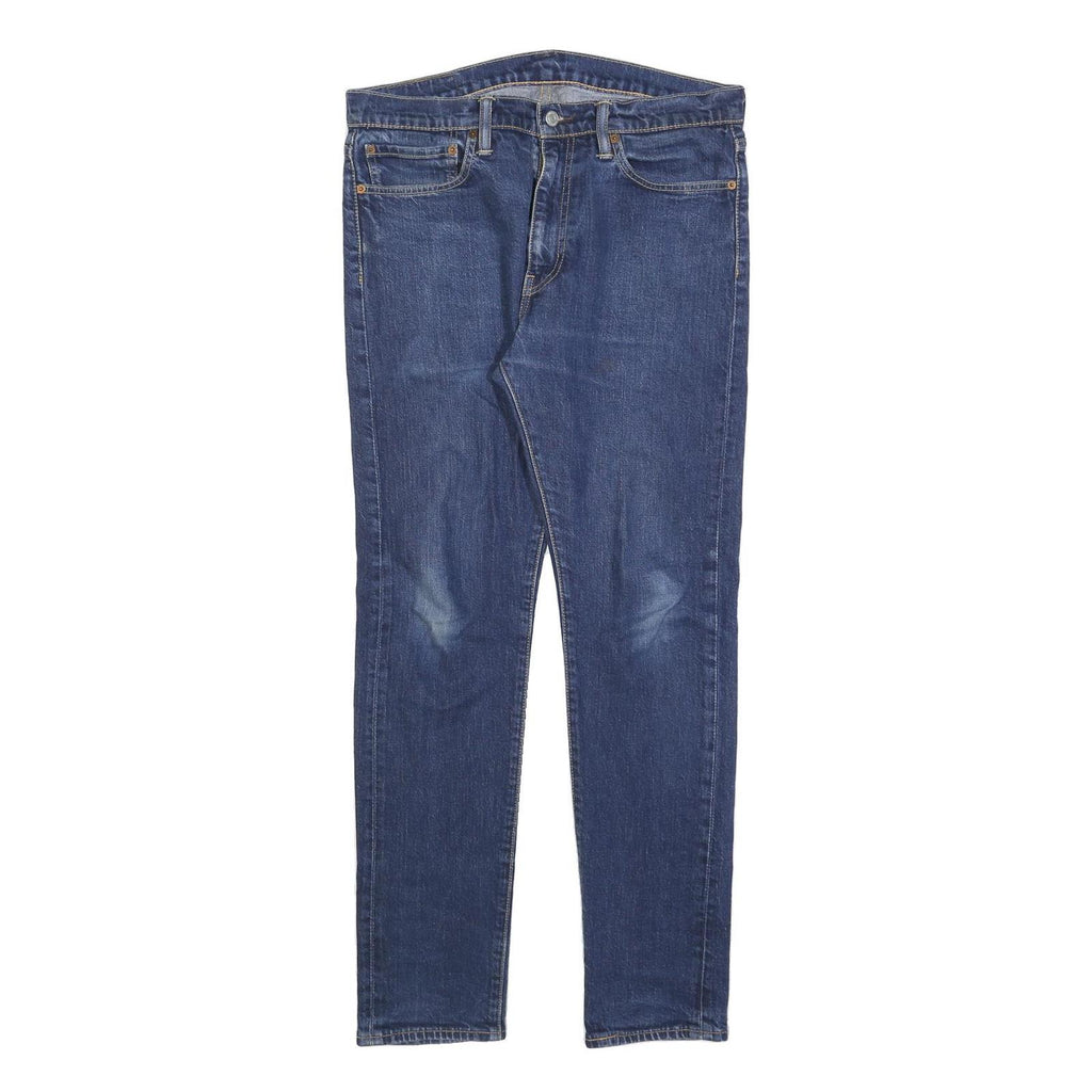LEVI'S 510 Mens Slim Blue Denim Jeans W34 L32 Zip Cotton Blend Classic Fit
