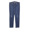 LEVI'S 510 Mens Slim Blue Denim Jeans W34 L32 Zip Cotton Blend Classic Fit