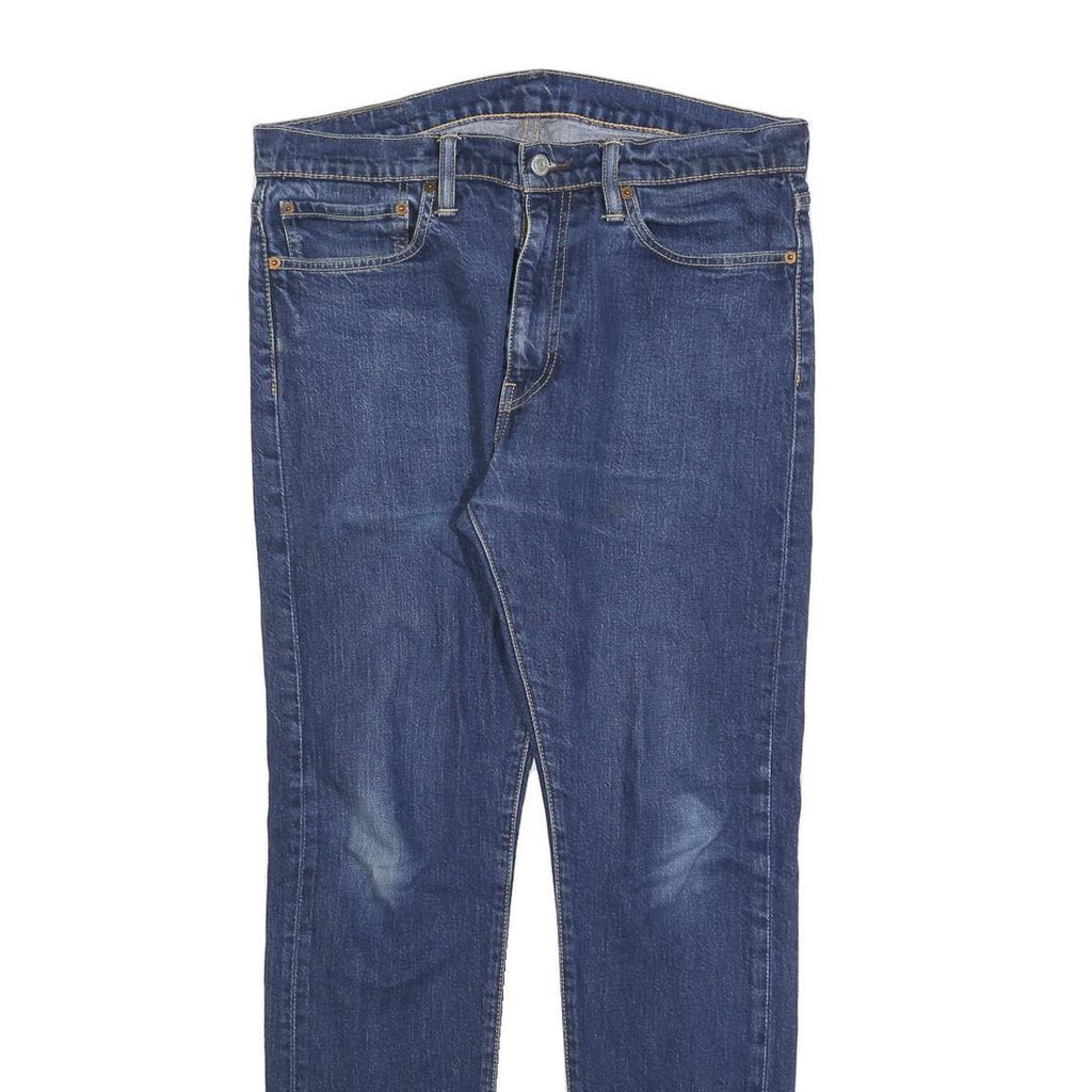 LEVI'S 510 Mens Slim Blue Denim Jeans W34 L32 Zip Cotton Blend Classic Fit