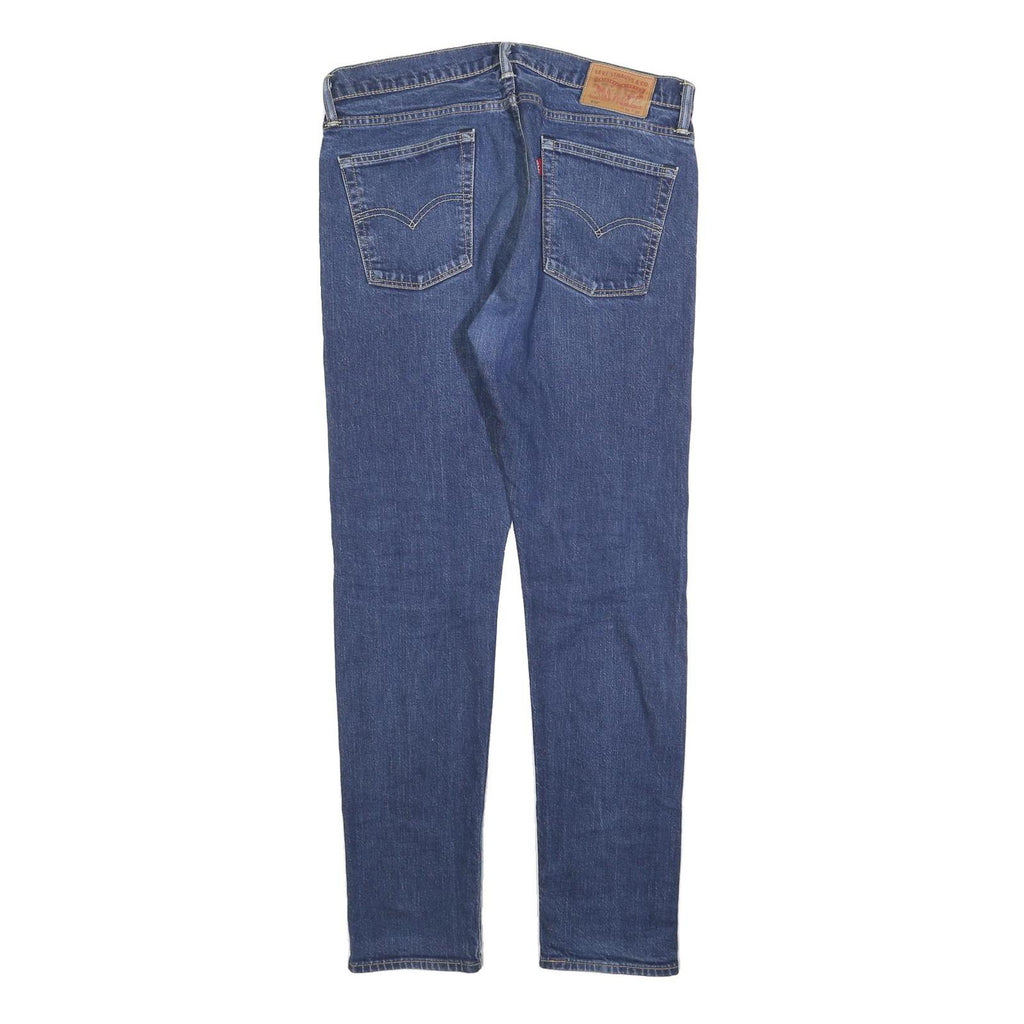 LEVI'S 510 Mens Slim Blue Denim Jeans W34 L32 Zip Cotton Blend Classic Fit