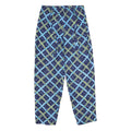 ESSENTIEL CITY Womens Velvet Blue Check Relaxed Tapered Trousers W28 L30