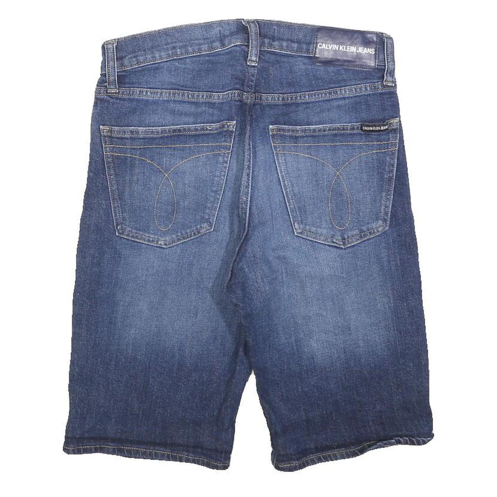 CALVIN KLEIN JEANS Mens Denim Blue Casual S W29 Cotton Blend Shorts