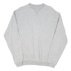 FILA Mens Grey Crew Neck Sweatshirt L Cotton Blend Casual Pullover