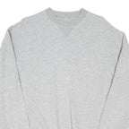FILA Mens Grey Crew Neck Sweatshirt L Cotton Blend Casual Pullover