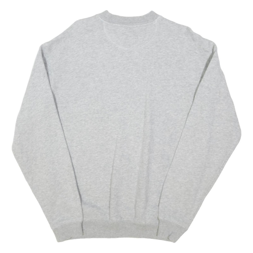 FILA Mens Grey Crew Neck Sweatshirt L Cotton Blend Casual Pullover