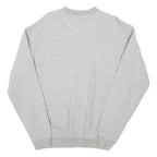 FILA Mens Grey Crew Neck Sweatshirt L Cotton Blend Casual Pullover