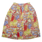YESSICA Womens A-Line Skirt Brown Long Floral M
