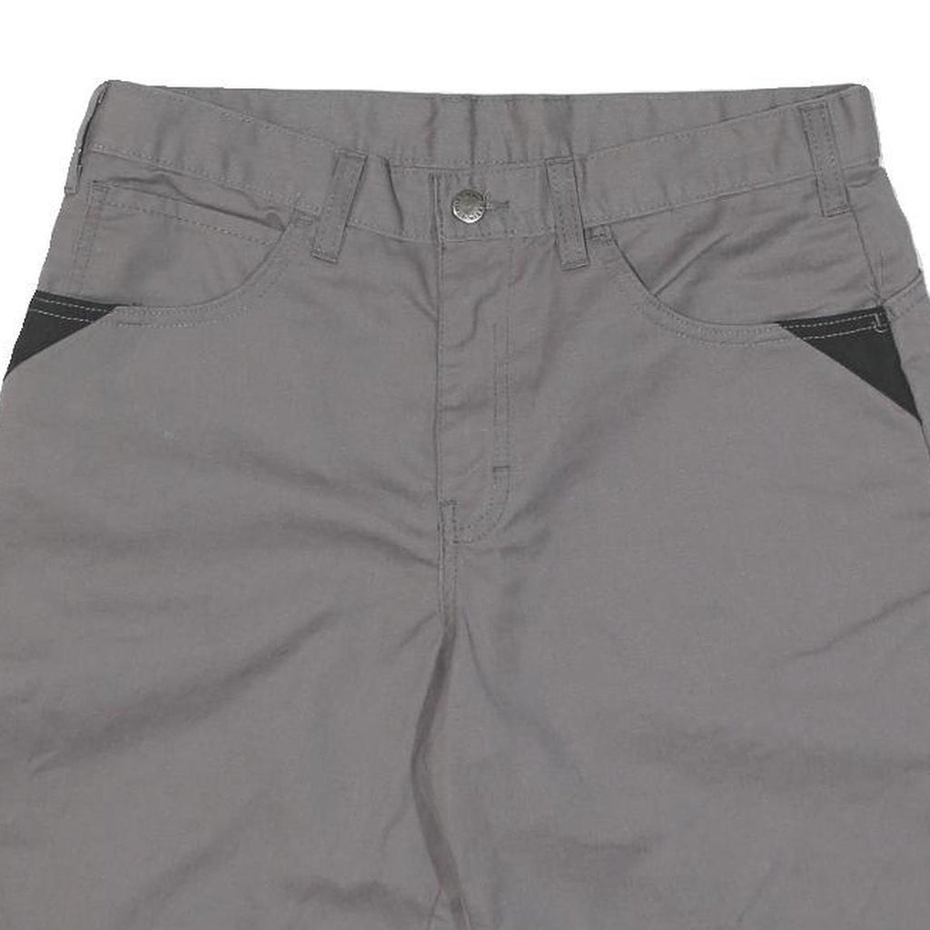 DICKIES Mens Shorts Grey Casual M W32 Cotton Blend Utility Workwear