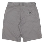 DICKIES Mens Shorts Grey Casual M W32 Cotton Blend Utility Workwear