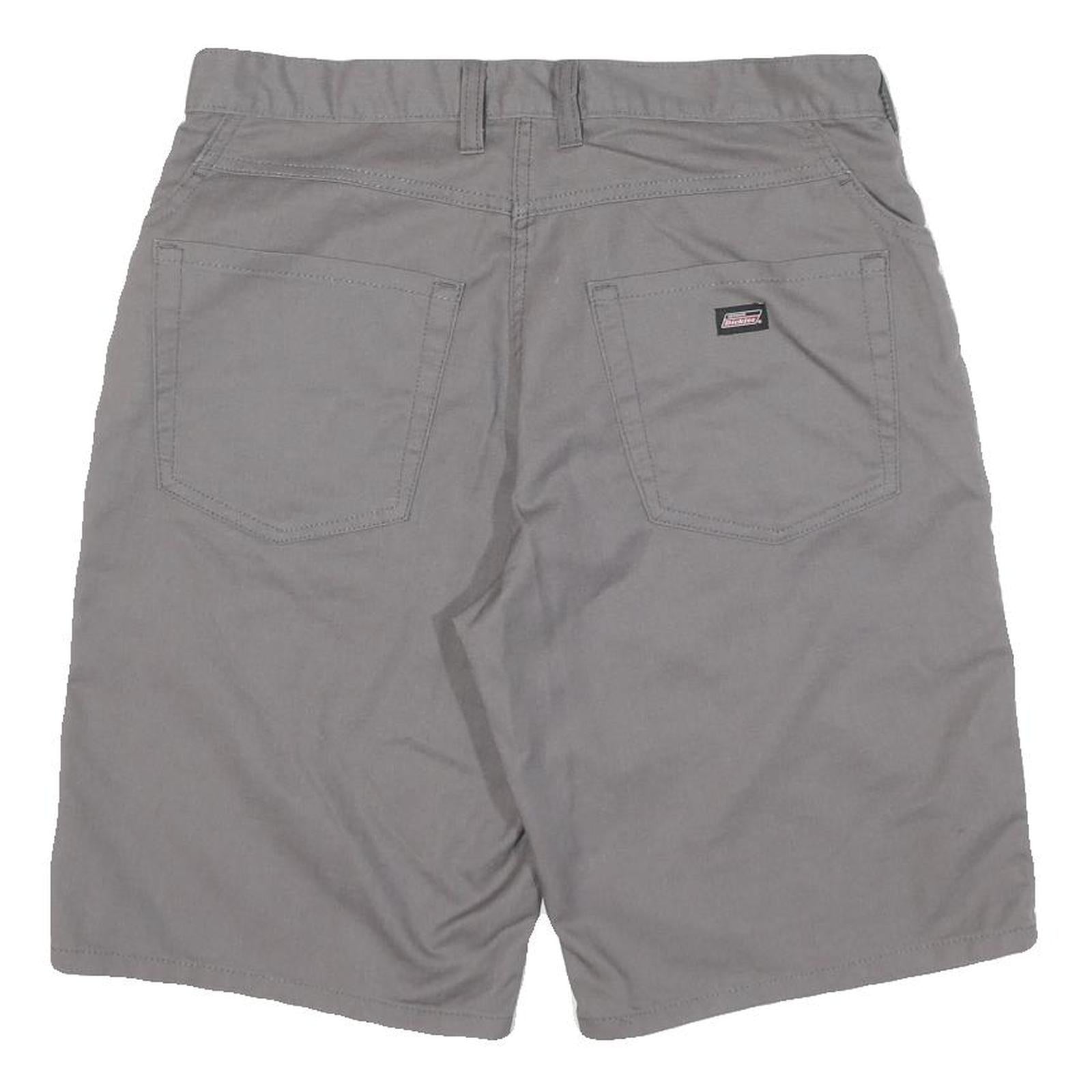 DICKIES Mens Shorts Grey Casual M W32 Cotton Blend Utility Workwear