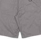 DICKIES Mens Shorts Grey Casual M W32 Cotton Blend Utility Workwear