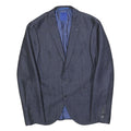 JOOP! Mens Blue Wool Blend Classic Jacket M Button Closure Plain Tailored