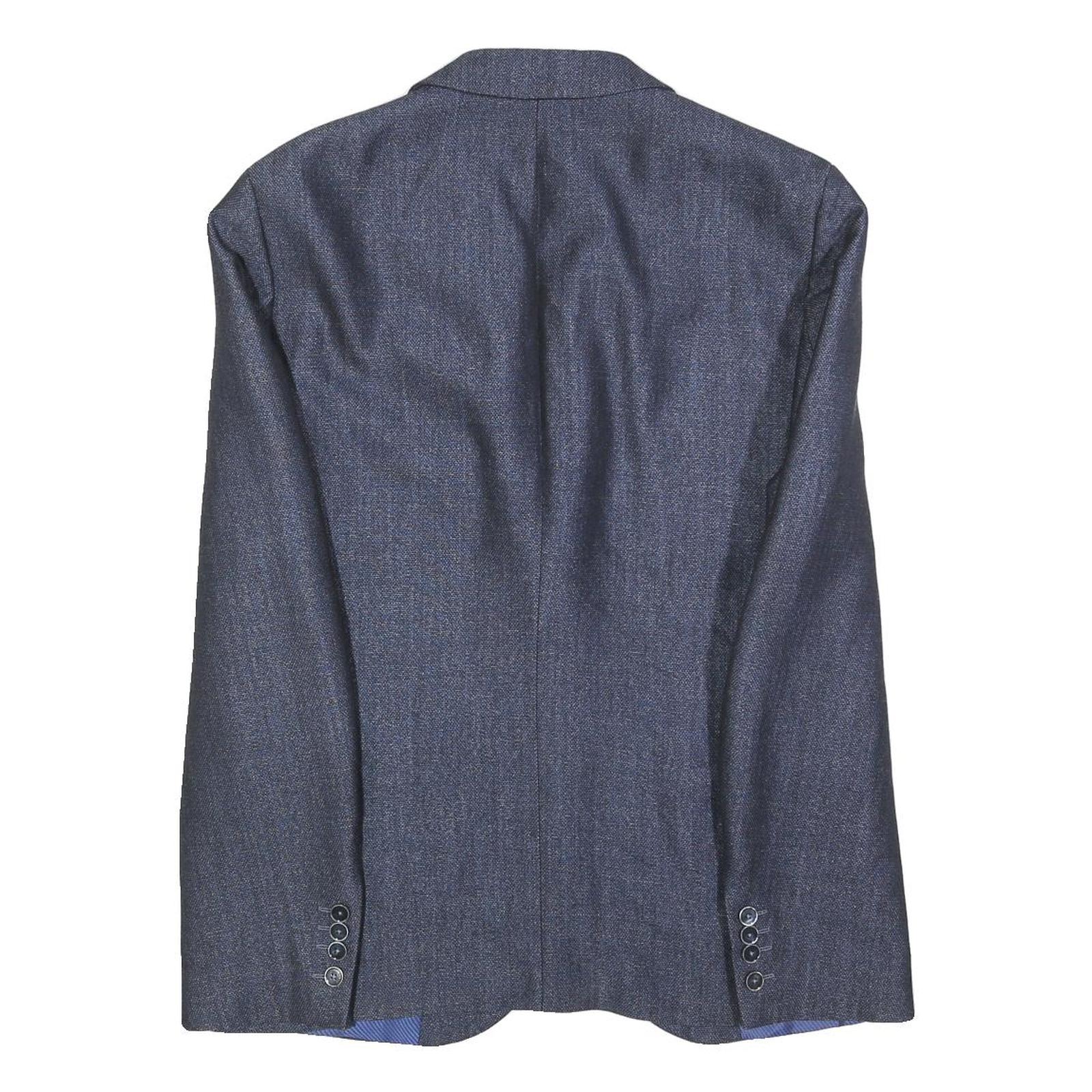 JOOP! Mens Blue Wool Blend Classic Jacket M Button Closure Plain Tailored