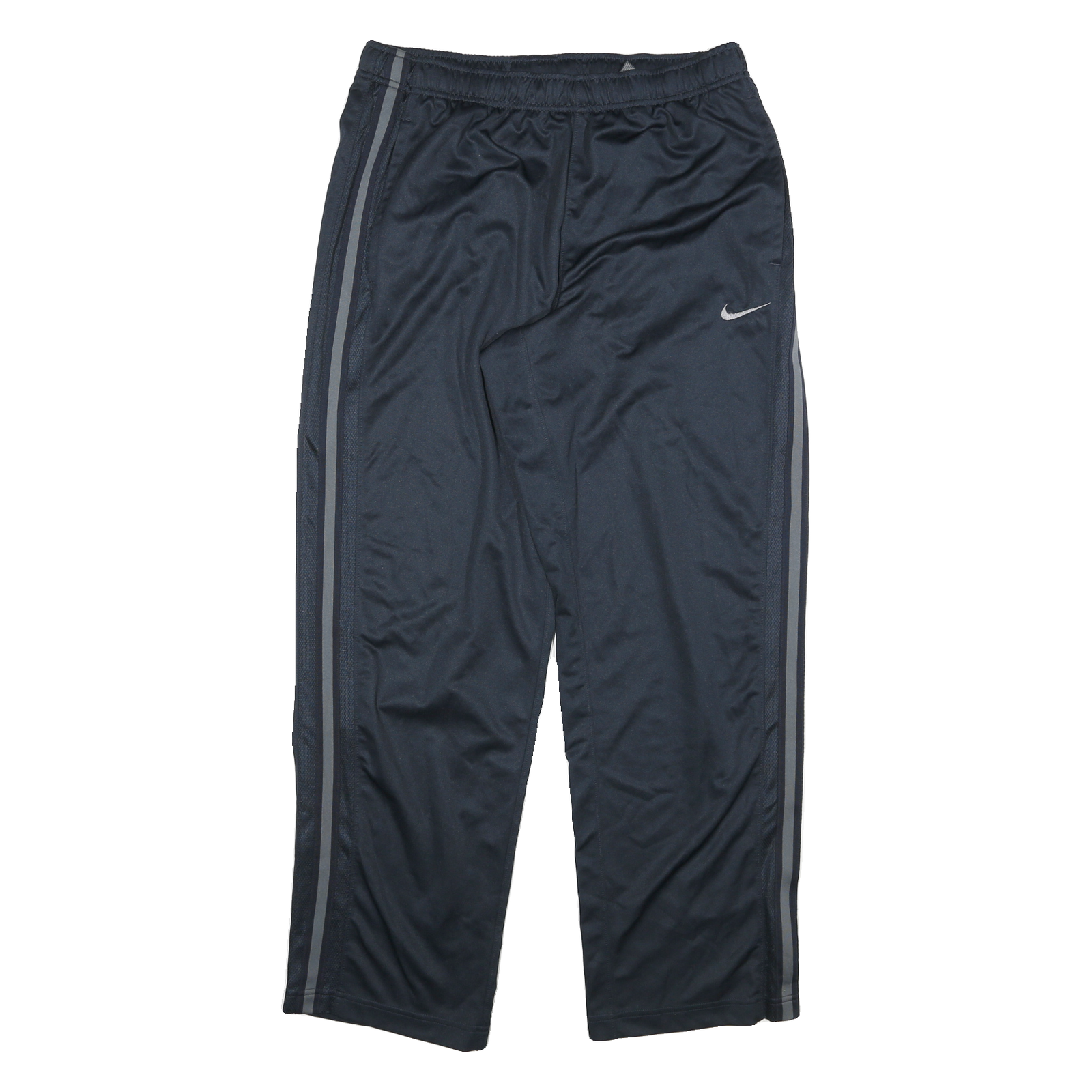 NIKE Mens Joggers Black & Grey Regular Straight L W30 L30 Sports Casual