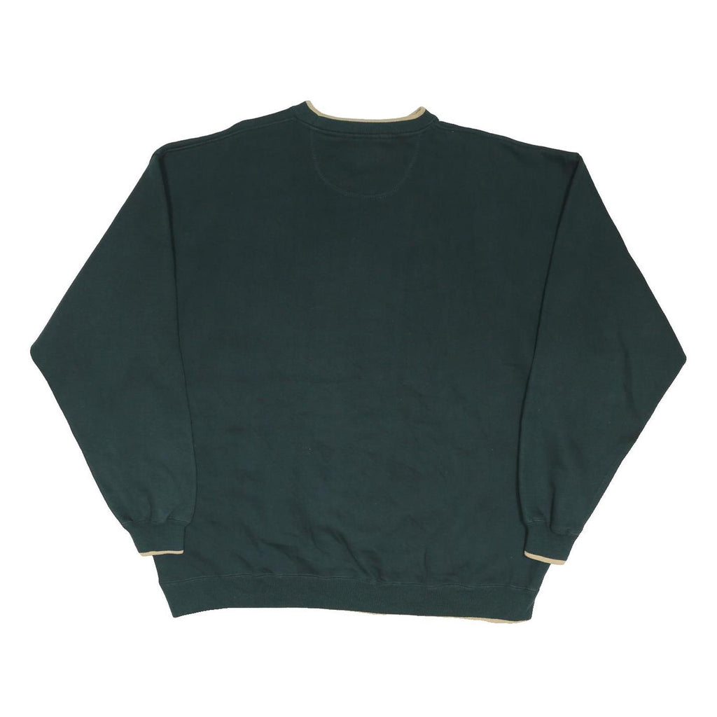 DANAGGERS Mens Green Golf Crew Neck 2XL Cotton Blend Sweatshirt
