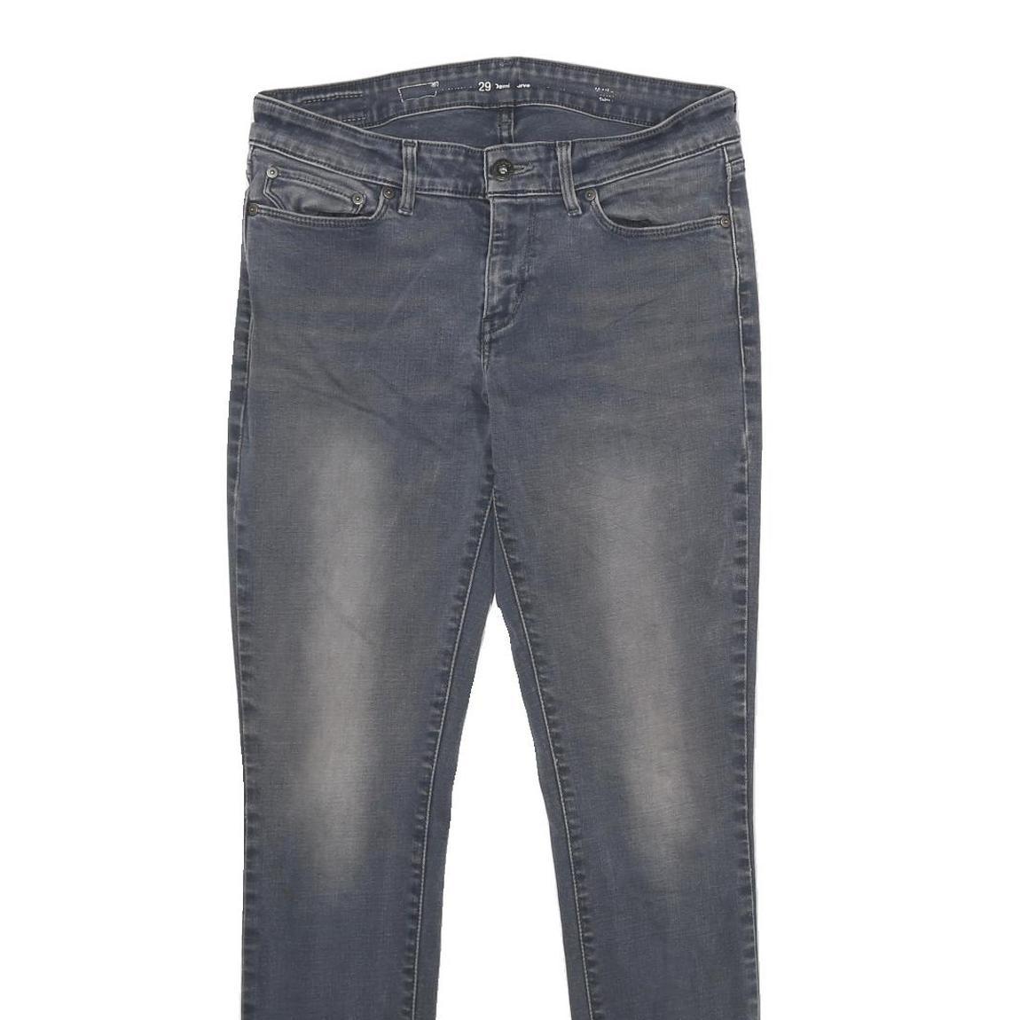 LEVI'S Demi Curve Mid Rise Skinny Womens Jeans Blue Slim Skinny Denim W29 L32