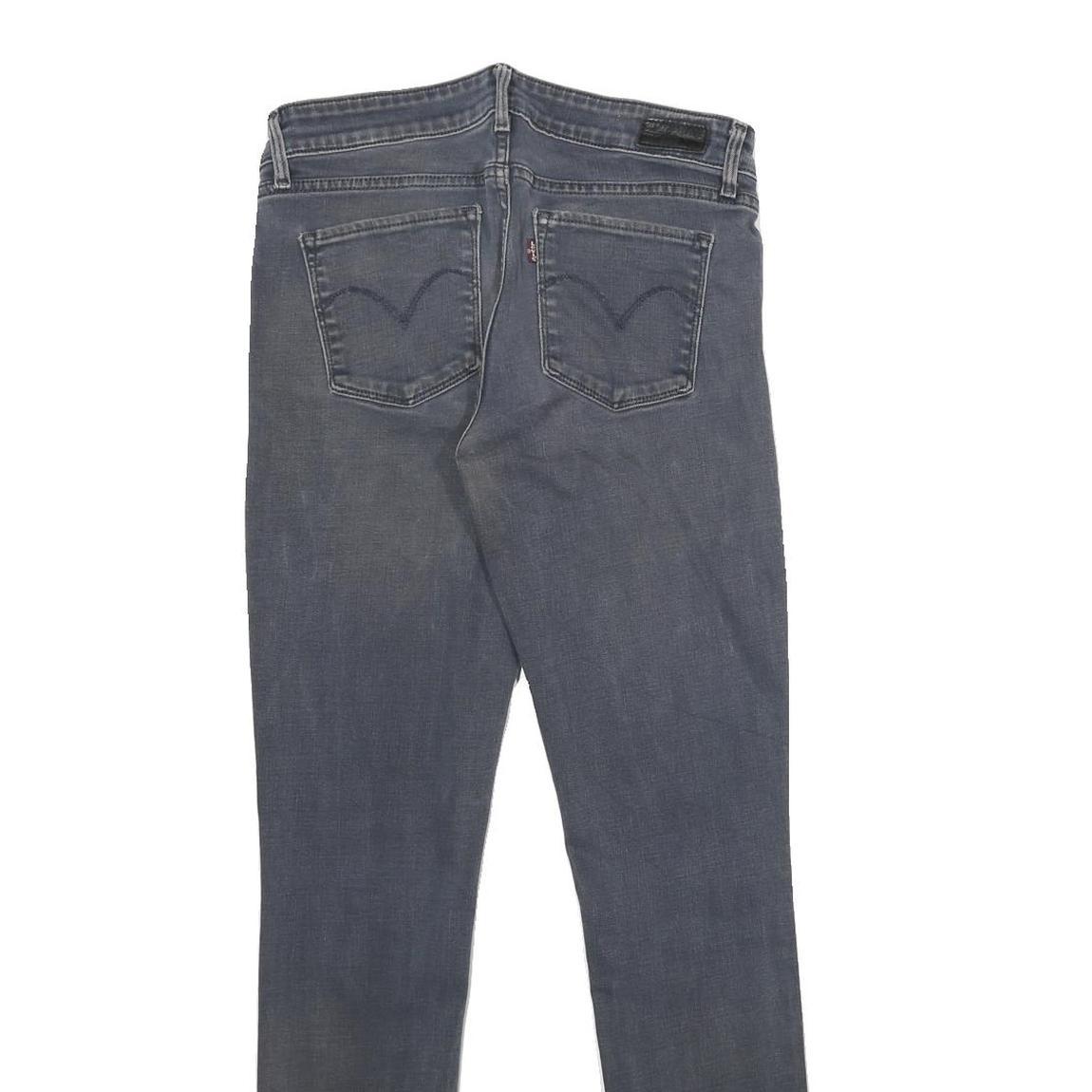 LEVI'S Demi Curve Mid Rise Skinny Womens Jeans Blue Slim Skinny Denim W29 L32