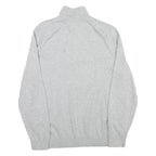NAUTICA Mens Grey Plain Cotton Pullover Jumper Crew Neck M Classic Comfortable