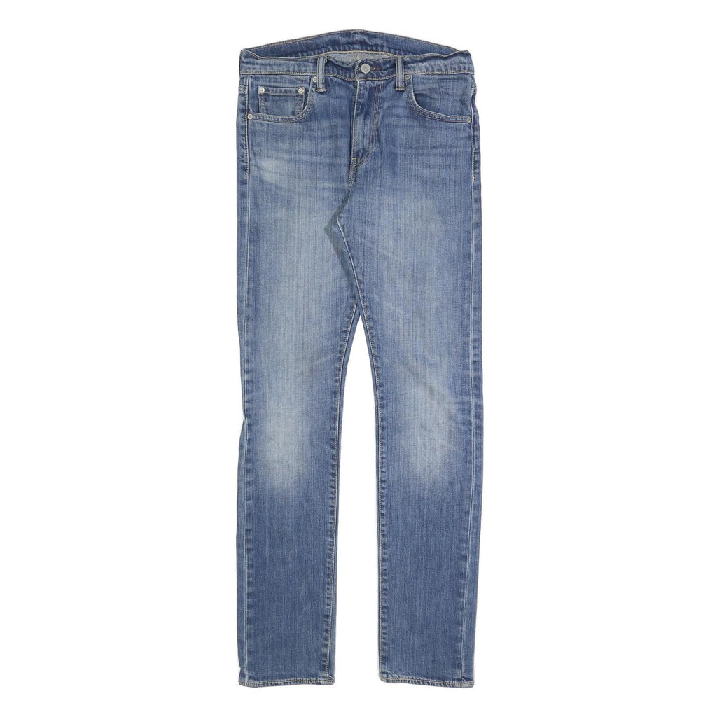 LEVI'S 510 Mens Jeans Blue Slim Skinny Denim Medium W30 L31 Zip Cotton Blend