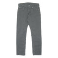 LEVI'S 502 Mens Jeans Grey Slim Straight Denim Medium W29 L30 Cotton Blend Zip