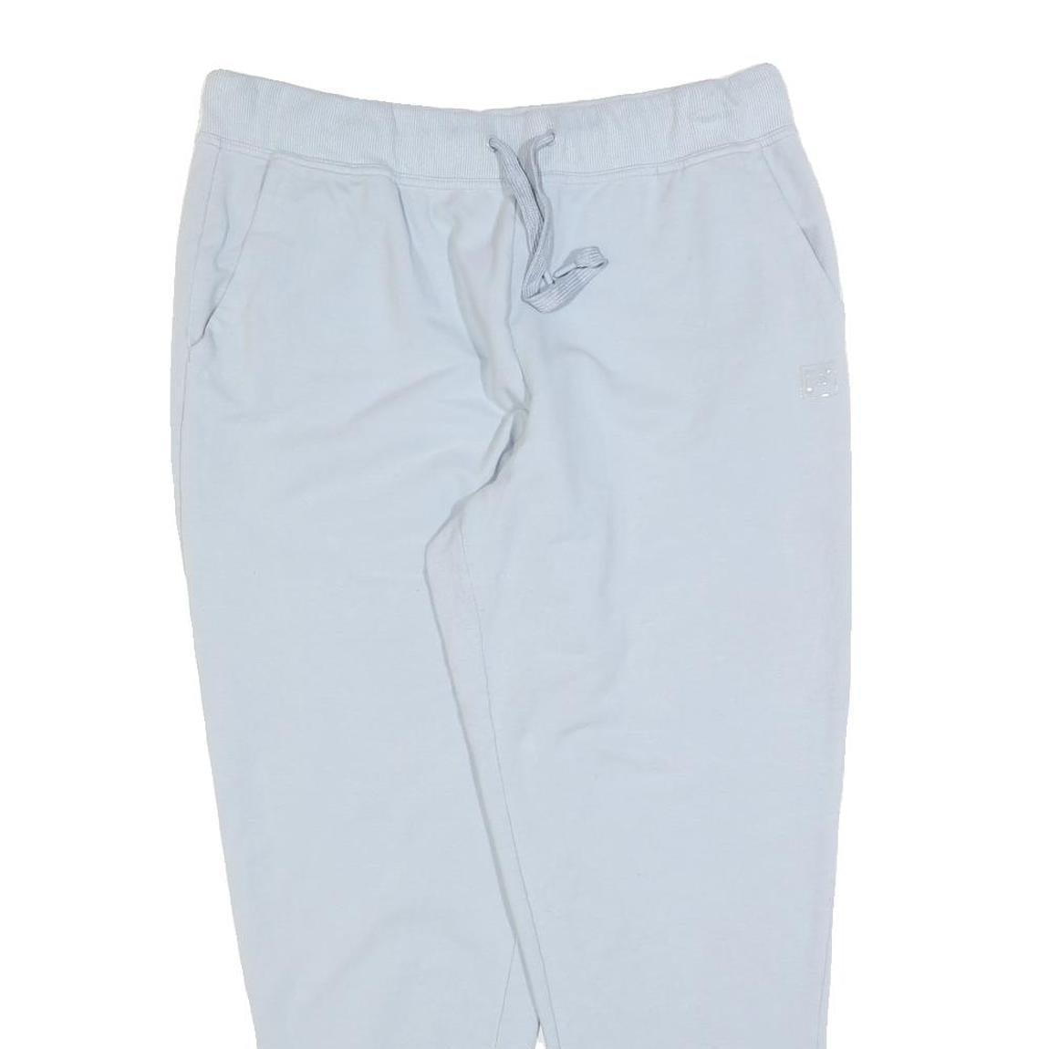 FILA Womens Joggers White Cotton Blend XL W32 L28 Relaxed Tapered Waistband