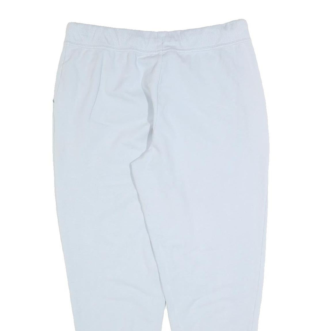 FILA Womens Joggers White Cotton Blend XL W32 L28 Relaxed Tapered Waistband