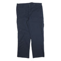 RED KAP Mens Cotton Blend Blue Regular Fit Cargo Trousers W40 L32 Workwear