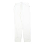 JEANOLOGY Womens White Regular Fit Straight Denim Jeans W28 L30 Zip Cotton Blend