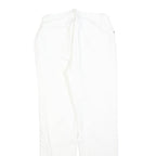 JEANOLOGY Womens White Regular Fit Straight Denim Jeans W28 L30 Zip Cotton Blend