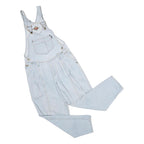 WYLER Womens Blue Denim Dungarees Relaxed Cotton M W30 L30 Casual Comfortable