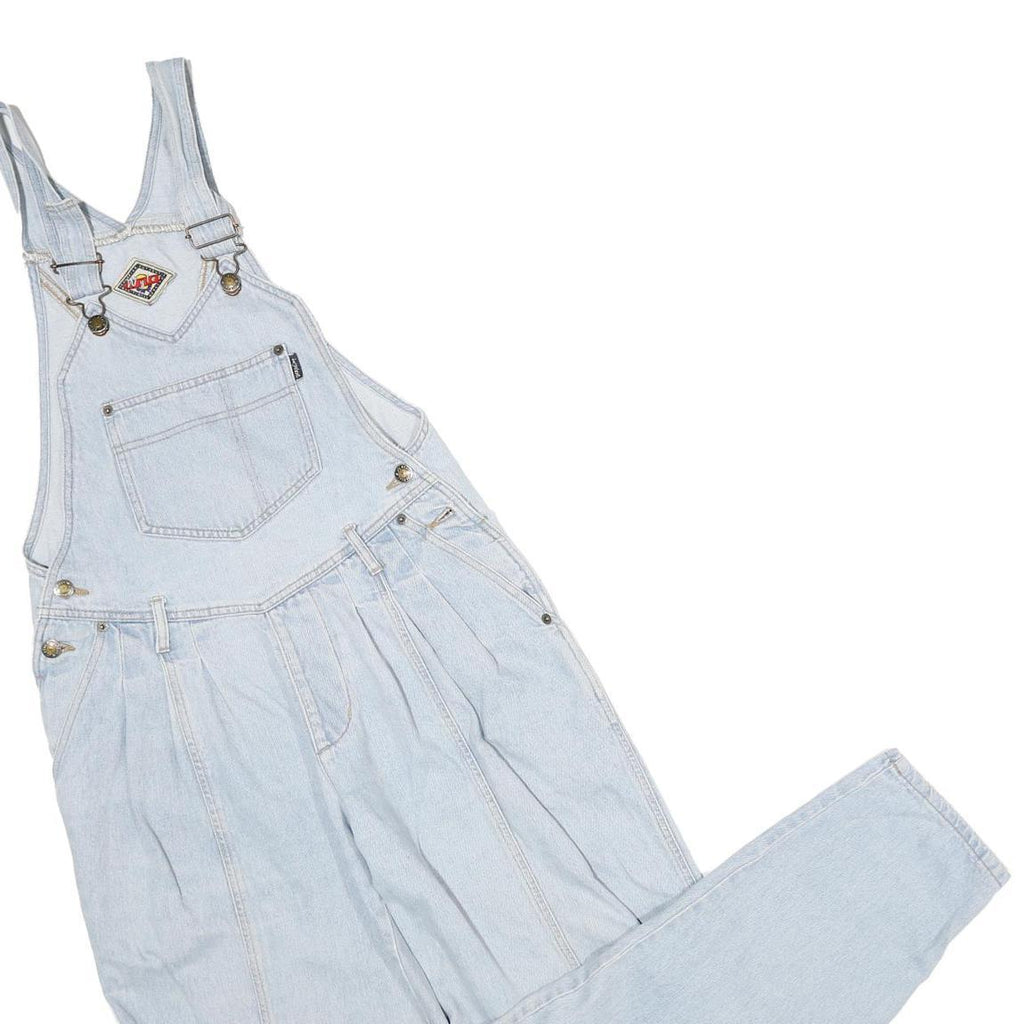 WYLER Womens Blue Denim Dungarees Relaxed Cotton M W30 L30 Casual Comfortable
