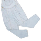 WYLER Womens Blue Denim Dungarees Relaxed Cotton M W30 L30 Casual Comfortable