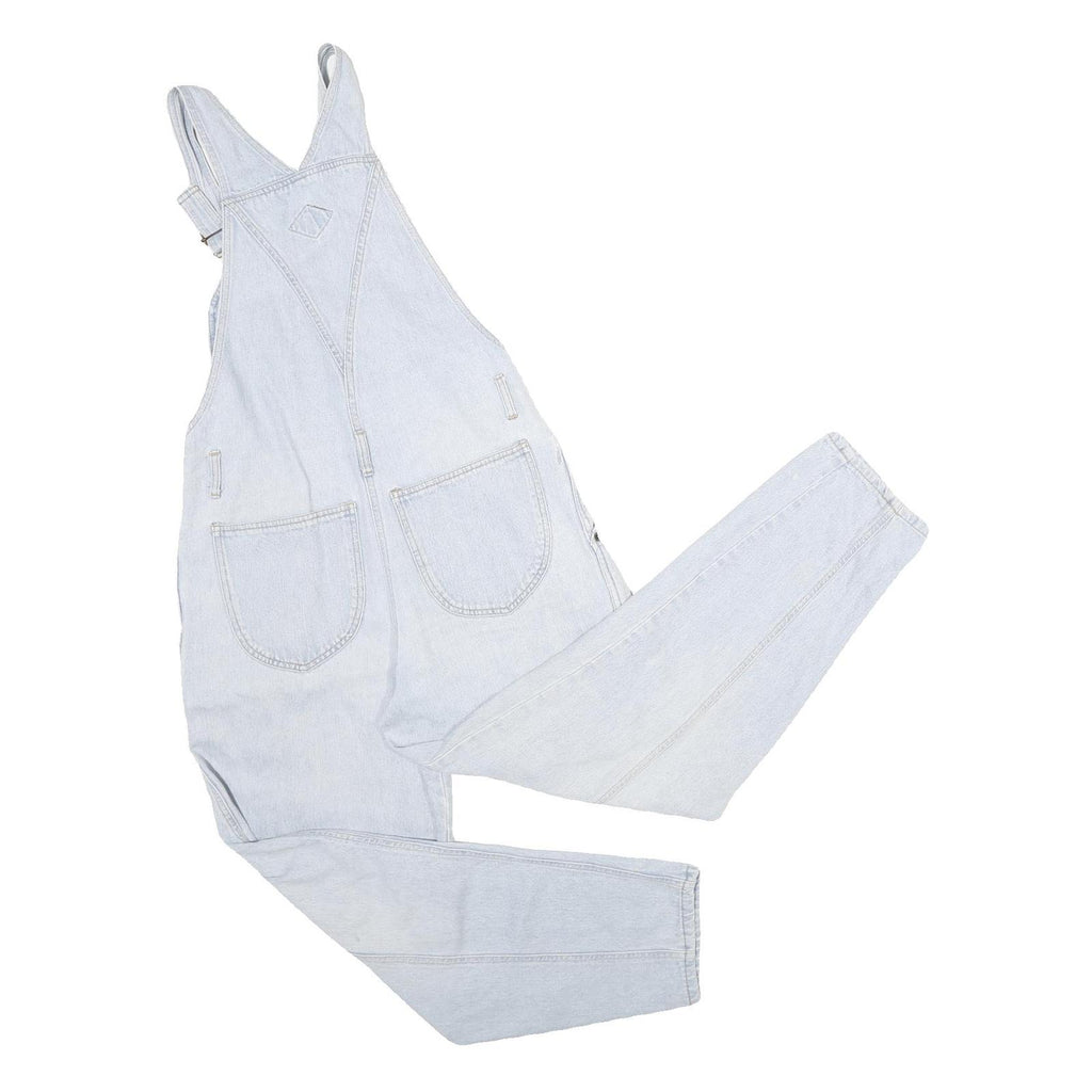 WYLER Womens Blue Denim Dungarees Relaxed Cotton M W30 L30 Casual Comfortable