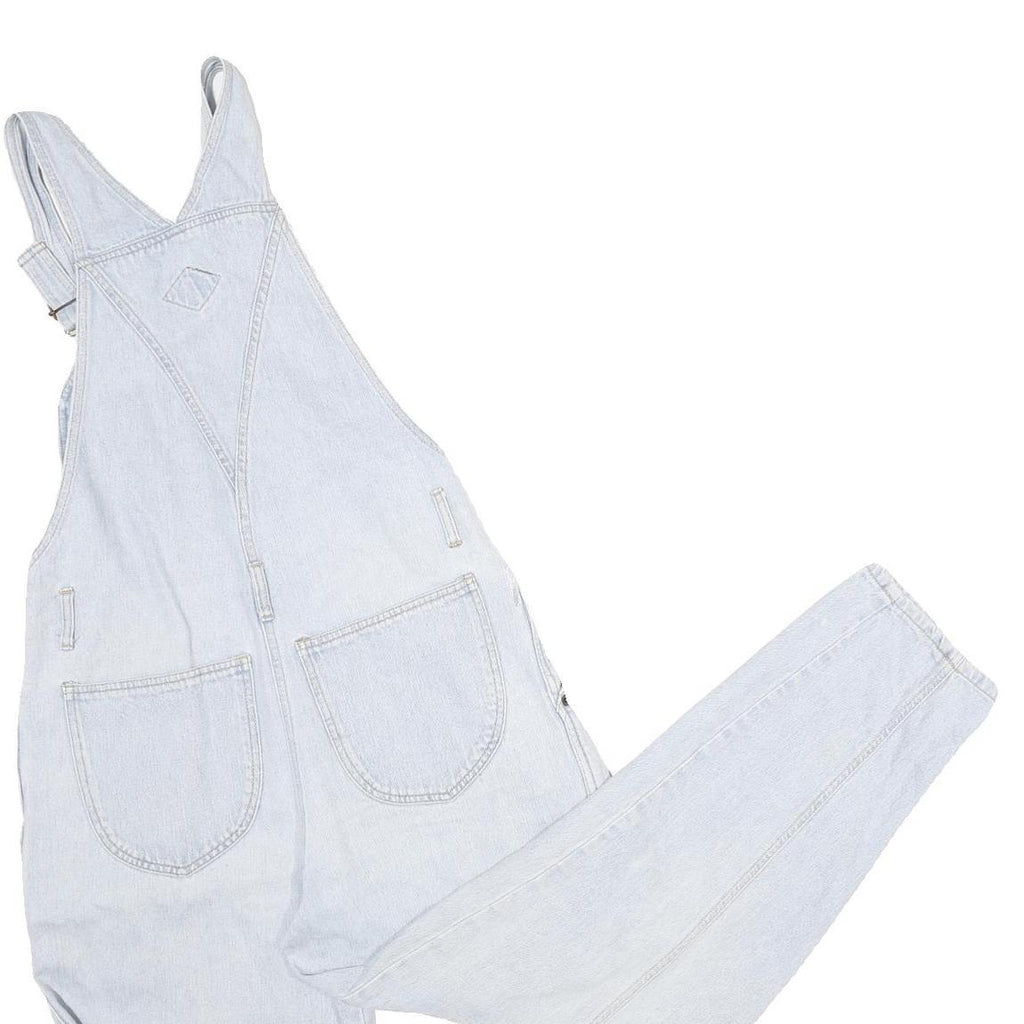 WYLER Womens Blue Denim Dungarees Relaxed Cotton M W30 L30 Casual Comfortable