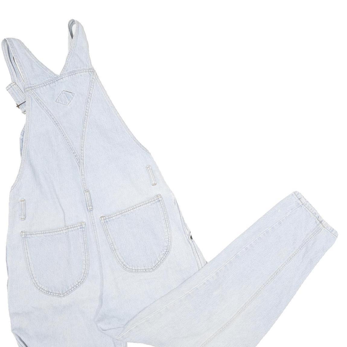 WYLER Womens Blue Denim Dungarees Relaxed Cotton M W30 L30 Casual Comfortable